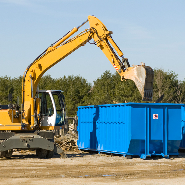 can i rent a residential dumpster for a construction project in Copan OK